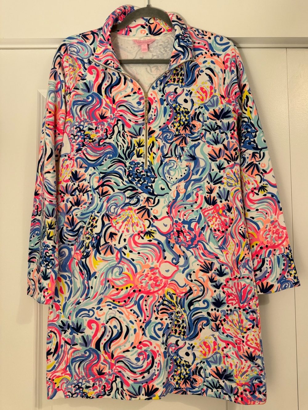 Lilly Pulitzer Skipper Popover Dress in So Sofishticated Size Small NWOT